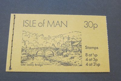 英國小本票United Kingdom Isle Of Man 1973 Sc 18ab Booklet 庫號#BP01 32400