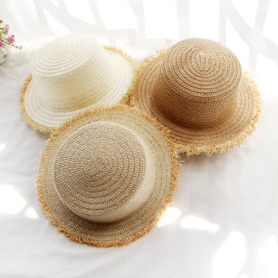 熱賣 遮陽帽女夏天帽子防曬草帽編織韓版度假海邊戶外沙灘帽炸街太陽帽
