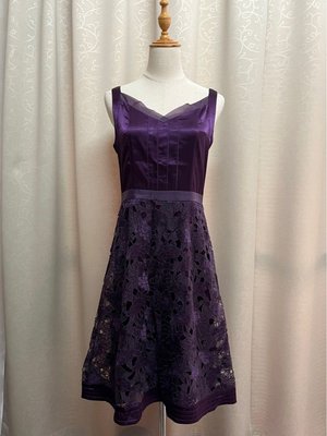 【MEDUSA 曼度莎】貴氣典雅暗紫小禮服洋裝
