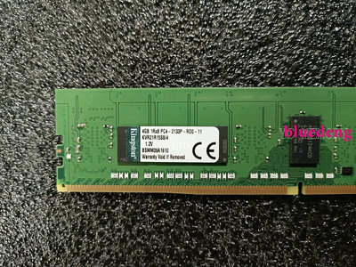 金士頓 4G 1RX8 PC4 2133 REG伺服器記憶體 DDR4 2133 KVR21R15S8/4