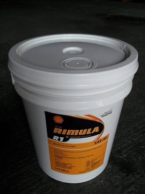 【殼牌Shell】Rimula R1-40、重車柴油引擎機油、18公升桶裝【CF4-一期車】