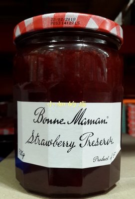 【小如的店】COSTCO好市多代購~法國知名品牌 BONNE MAMAN 草莓果醬(每瓶750g)玻璃瓶 109857