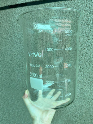 玻璃燒杯5000ml 玻璃燒杯 低型燒杯 刻度燒杯 另有1000-3000ml 立騰玻璃
