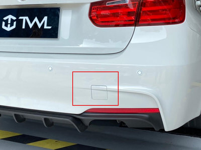 《※台灣之光※》全新BMW F30 M-TEK 後保桿專用 拖車蓋 PP材質 台灣製