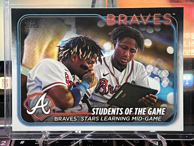 Students of the game, Ronald Acuna and Ozzie Albies  - 2024 Topps series one