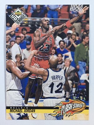 1998 Upper Deck UD Choice Flash Stats #185 Michael Jordan