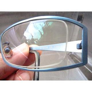 日本經典MIKADO時尚男鈦金屬藍紋眼鏡框/鏡架非IWC浪琴ROLEX萬寶龍元起標ORIS ARMANI