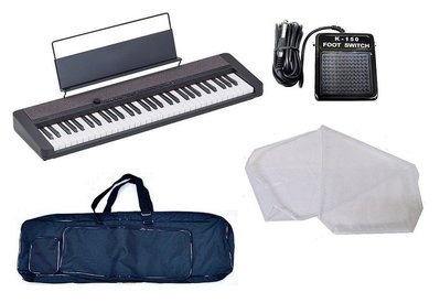 【B組合】全新 CASIO 卡西歐 61鍵電子琴 CT-S1 鋼琴初學者適用 可接音源播放 加贈琴袋、踏板、防塵套