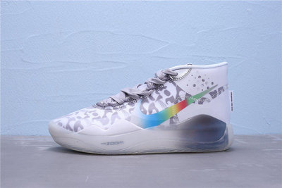 Nike Zoom KD12 EP 彩虹 豹紋 實戰籃球鞋 男鞋 AR4230-106【ADIDAS x NIKE】