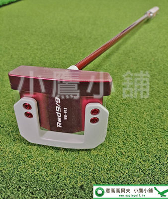 [小鷹小舖] Kasco Golf Red9/9 WB-012 高爾夫 推桿 高慣性矩低重心設計 紅色 '23 NEW