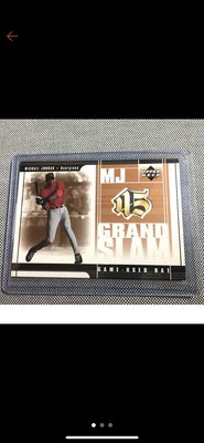 Michael Jordan 2001 UD Grand Slam 球棒卡