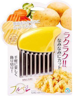 日本正品 下村工業 馬鈴薯切片器 蔬菜切割器 廚房小物 切馬鈴薯 切薯條神器 料理工具 波浪薯條切割器