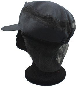 一鑫餐具【廚房衛生帽 女生 A305-2/黑色】廚師帽食品帽網帽白色網帽工作帽