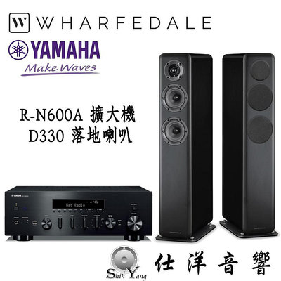YAMAHA R-N600A 串流綜合擴大機  + Wharfedale D330 落地喇叭