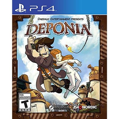(全新現貨) PS4 德波尼亞 英文美版 Deponia