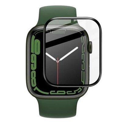 gaming微小配件-Apple Watch7保護貼 3D滿版螢幕保護貼適用 蘋果手錶iWatch 7 41mm 45mm 保護膜-gm
