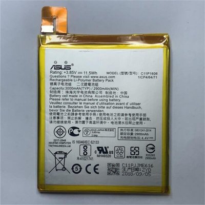 電池適用於華碩 C11P1606 ZenFone3 Laser 附工具 ZC551KL 電池 Z01BD 全新 現貨