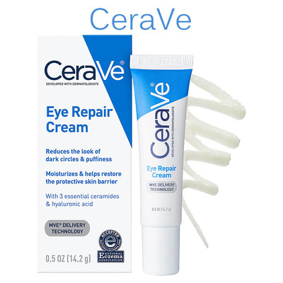 【雷恩的美國小舖】CeraVe 玻尿酸靚亮修復眼霜 玻尿酸眼霜 14.2g
