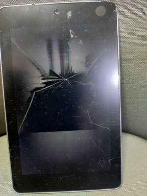 零件機 破屏不開機 華碩ASUS Nexus 7 ME370TG 7吋平板電腦 拍室