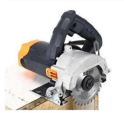 新款110v手提電鋸開槽機4吋切割機大功率石材切割機 磁磚木工多功能 切割機