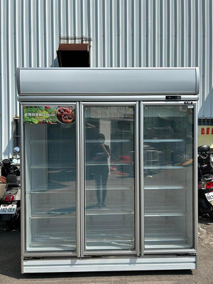 瑞興三門透明冷凍展示冰箱 220V 加大版 僅用10個月 非常漂亮 ️🌈萬能中古倉️🌈