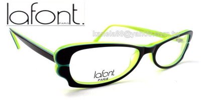 #嚴選眼鏡#= LAFONT =來自法國最優雅的時尚膠框 LAF-NAOMI 綠色蝴蝶風 公司貨