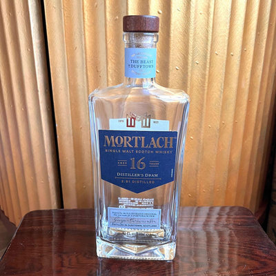 MORTLACH慕赫16年單一麥芽威士忌空酒瓶(750ml)/多用途玻璃空瓶/空洋酒瓶/裝飾/酒瓶/空瓶