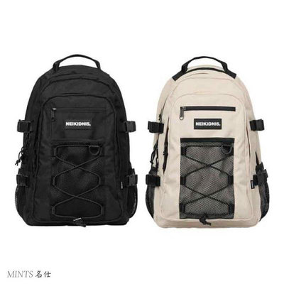 韓國代購🇰🇷 NEIKIDNIS後背包 MESH STRING BACKPACK雙肩後背包 筆電後背包-MINTS名仕男裝