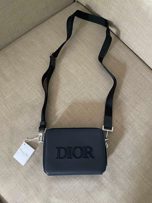 【預購】Dior 海軍藍小牛皮郵差包 相機包 斜背包 肩背包 單肩包