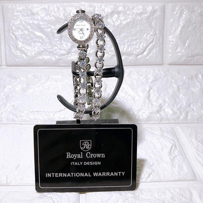 Royal Crown/6502 /手鍊設計鑲鑽女錶