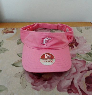 (寶金坊) NEW ERA MLB 美國職棒大聯盟 邁阿密馬林魚 高爾夫球帽棒球帽造型帽 粉紅色