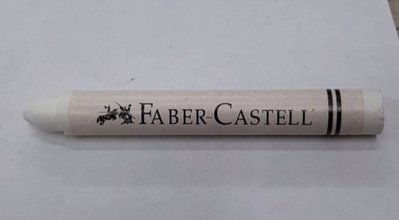 FABER CASTELL "一隻" 道路專用記號蠟筆 (白色) 防水蠟筆 標繪筆 車禍事故標示筆