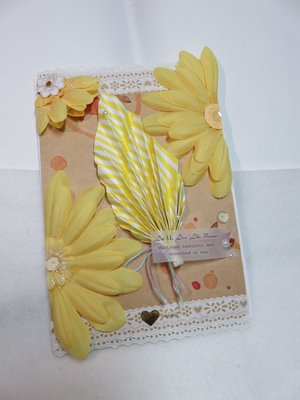 手工卡片 現貨♥♥向陽的花朵   萬用卡感謝卡 ✿~♡TUNG手作卡片、飾品♡~✿