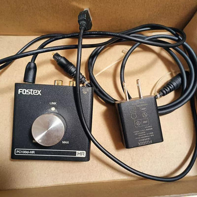 日本 FOSTEX PC100d-HR DAC 耳機擴大器 S/P DIF 介面（光纖介面）