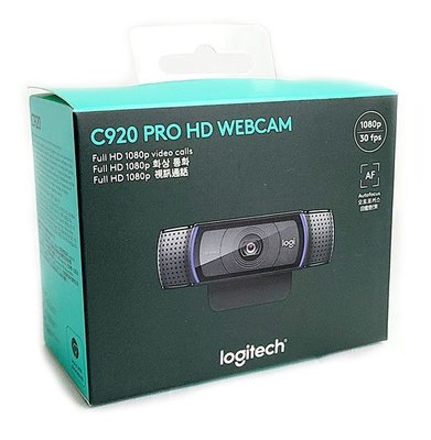 【MR3C】限量 台灣公司貨 含稅附發票 Logitech羅技 Webcam C920 Pro HD 網路攝影機