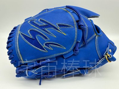 ※宇宙棒球※ZETT 特殊訂製款 反手 棒壘球手套 藤浪型 12吋左投手用 寶藍 BPGT-362SP8211