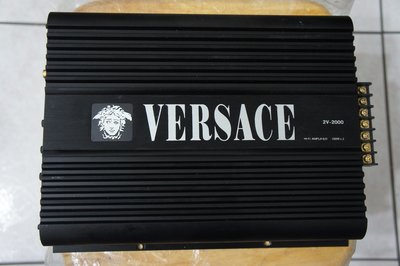 典藏車用專區"VERSACE"2V-2000義大利製MOSFET 進口擴大機2聲道200W/義大利製