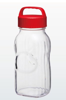 日本製醃漬玻璃瓶2L--秘密花園-食品保存容器-水果酒-梅酒