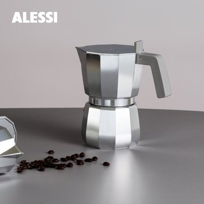 【熱賣精選】現貨意大利ALESSI摩卡壺意式凝縮咖啡壺單閥鋁制戶外家用手沖壺