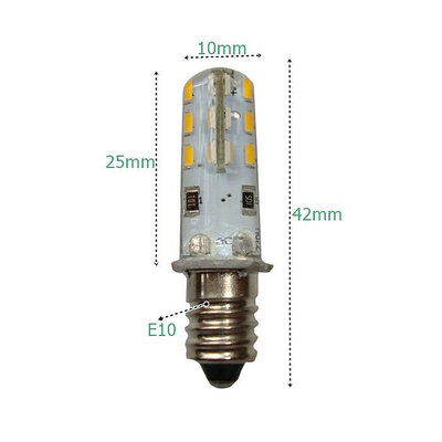 新品led燈泡e10小螺口220v玉米燈110v替換家用防水節能燈指示燈小燈泡