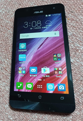╭✿㊣ 二手 尊爵黑 5 吋 華碩 ZenFone 5 手機【ASUS_T00J】A501CG 送充電線充電頭 功能正常  特價 $349 ㊣✿╮