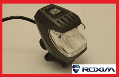【截止線車燈】ROXIM X4A-NP德規自動感應高亮度50LUX自行車前燈-4AA電池版