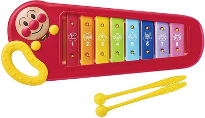 Miki小舖🌸日本 麵包超人 玩具 敲敲琴 鐵琴 敲琴 擊琴 木琴 數字 兒童玩具 音樂玩具 禮物