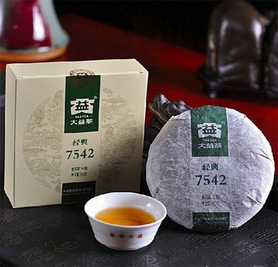 勐海茶廠 大益 2012 經典7542青餅 150g*1餅 正品保證 普洱 生茶
