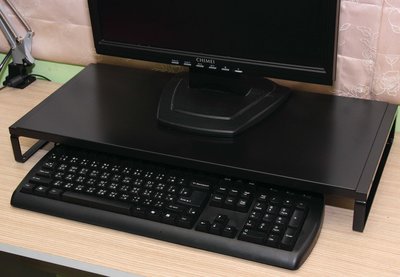 金屬製LCD液晶螢幕架/ 鍵盤收納架 桌上架 收納架 桌上架 電腦桌 電腦椅