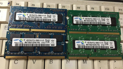 三星 DDR3 DDR3L 1600 4G 8G  筆記本 內存條 壞件 1333 1600
