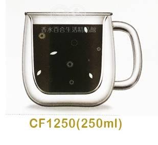 🌟免運🌟仙德曼雙層玻璃咖啡杯 兩入組 雙層玻璃杯 雙層杯 玻璃雙層 CF1250 250ML 咖啡雙層杯