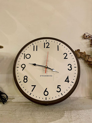 早期復古懷舊美國辦公室時鐘 掛鐘 電影道具展店佈置