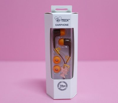 🌸Dona日貨🌸日本迪士尼store限定 花栗鼠奇奇蒂蒂D-TECH 手機耳塞/耳機 C18