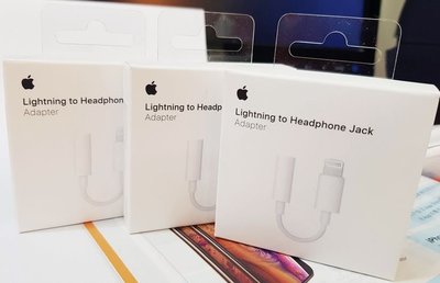 Apple iPhone Lightning轉3.5mm 原廠轉接線 轉接頭 3.5耳機 全新盒裝未拆